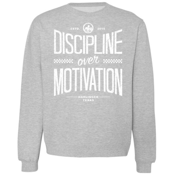 DISCIPLINE OVER MOTIVATION - CREWNECK - $C9H65Z$ Thumbnail