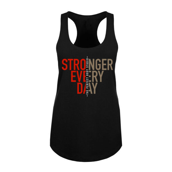 STRONGER EVERY DAY 2 - WOMEN'S FITTED TANK - $N5SSUC$ Thumbnail